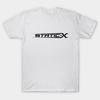 Men Black Print T-shirt Static-X No-Cut Transfer Paper Print Cotton Tshirt