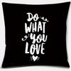 Black and White Style Decorative Pillowcase Car Ornaments Office Living Room Sofa Home Pillowcase