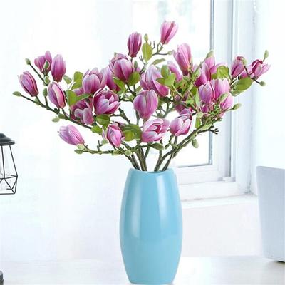 68 Cm Luxury Artificial Magnolia Branch Family Wedding Hotel Decoration Artificial Flower Garden Wedding Party Artificial Flower