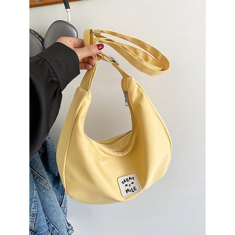 Stylish Nylon Crossbody Bag For Women 2024 With Soft Fabric Minimalist Design And Casual Chic Look