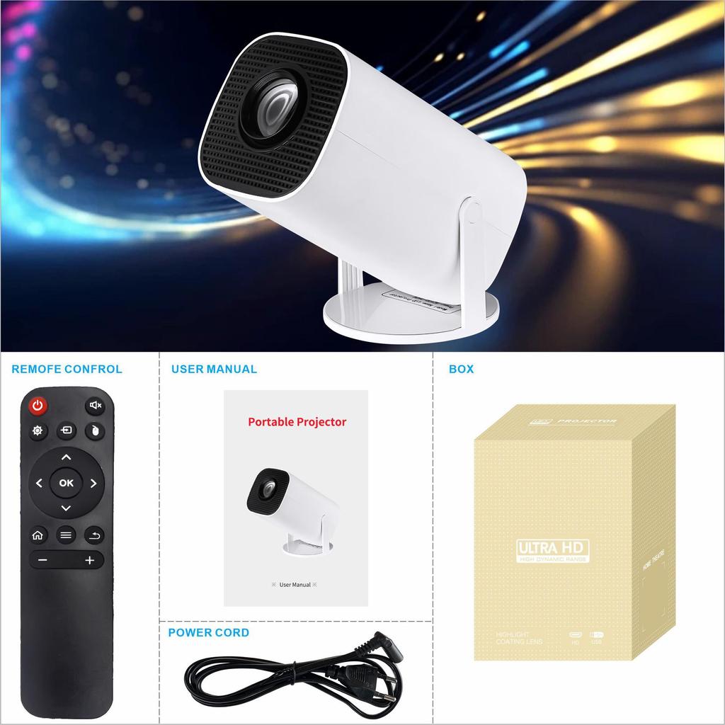 Cross Projector P30 Pro: 4K HD Android Home Theater Portable Smart Projector