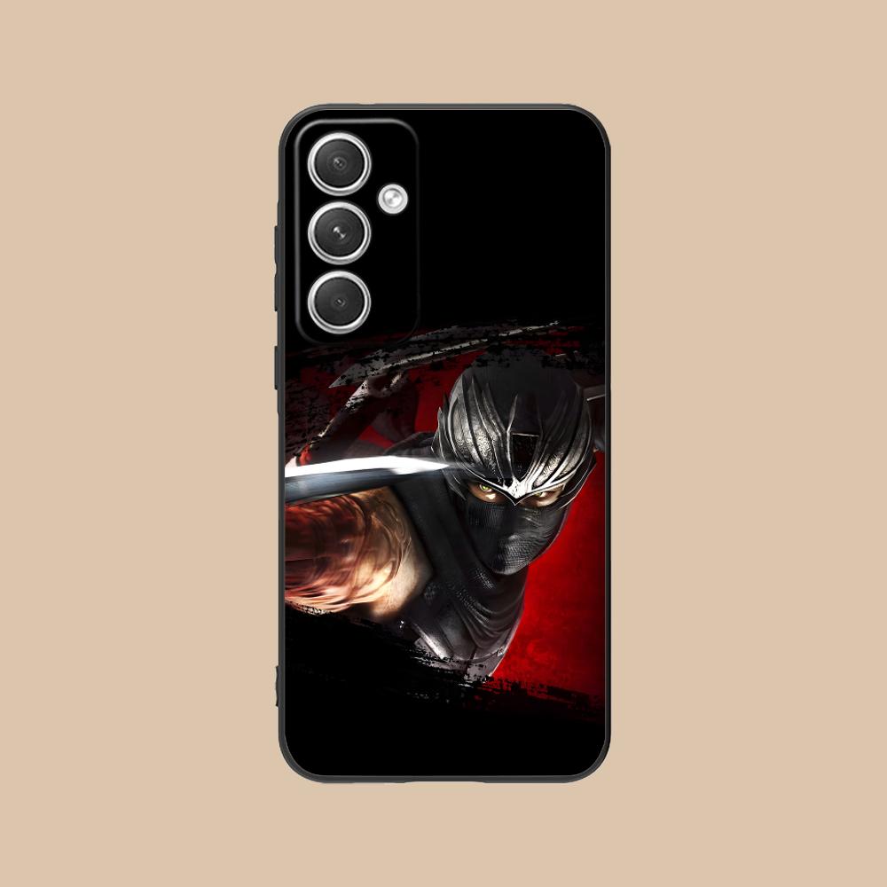 Ninja Gaiden Phone Case for Samsung Galaxy S25 S24 S23 S22 S21 S20 S10 S9 Plus FE Ultra Lite Black Smartphone Cellphones