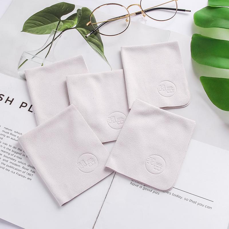 5ks/šarže Semišový hadřík na brýle Čistič brýlí z mikrovlákna Přenosný ženský