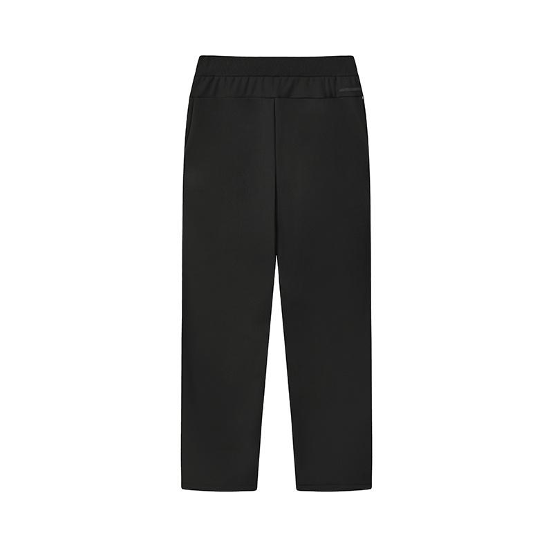 FILA White Classic Micro Cone Fashion Commuting Versatile Fleece Warm Comfortable Knitted Casual Pants Men bottoms Black F11M543605FBK