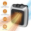 Portable Electric Heater Wall Outlet Small Space Heater with Adjustable Thermostat, Programmable 12-Hour Timer, Auto Shut Off