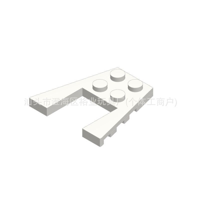 4x4 Wedge Plate: Compatible MOC Building Block Accessories 0.5 kg белый