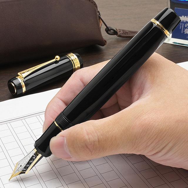 Pilot CUSTOM URUSHI Fountain Pen Black Broad Nib FKV-88SR-B-B