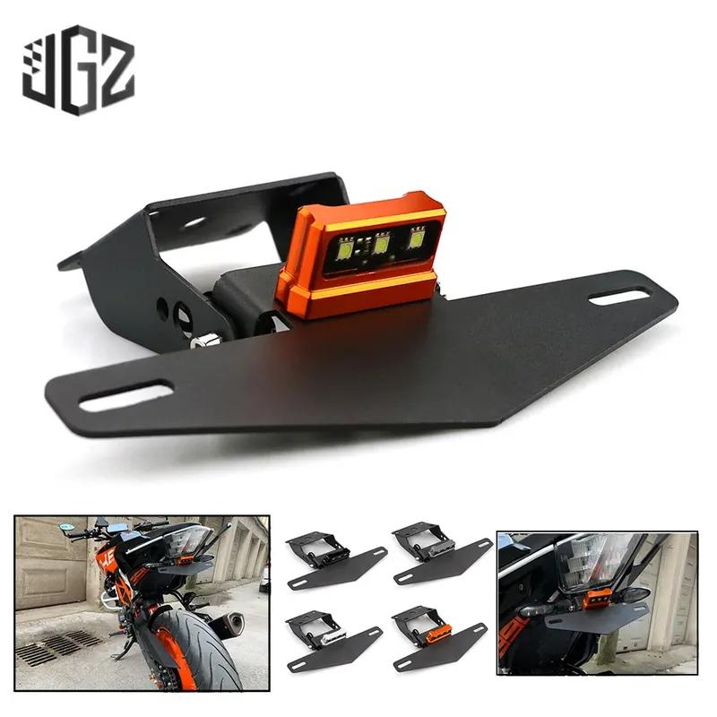 Motorcycle Rear License Plate Tail Frame Holder Bracket For KTM DUKE 125 250 390 200 2017 2018 2019 2020-2023