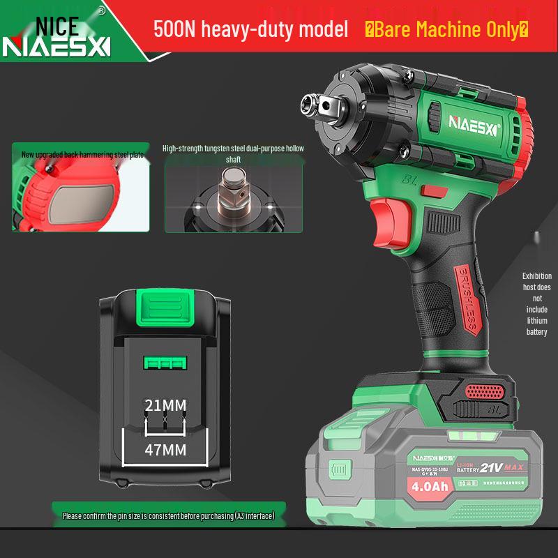 NICE High Power Rechargeable Impact Wrench - Official High Torque Electric Air Gun