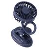 Bendable Small Fan Dark Blue USB Adjustable Angle Clip Fan for Home Dormitry School Outdoor