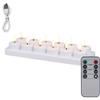 4/6/8/12 PCS Flameless Christmas LED Candle Light Remote Control Electronic Candle  New Year