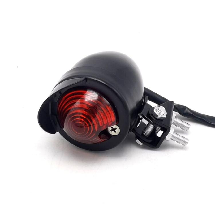 1 PC Motorcycle Red 12V LED Adjustable Cafe Racer Style Stop Tail Lamp Motorbike