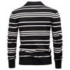 Polo Ralph Lauren 2025 Autumn/Winter Embroidery New Large Collar Men's Striped Sweater Polo Collar Knitted Sweater Men