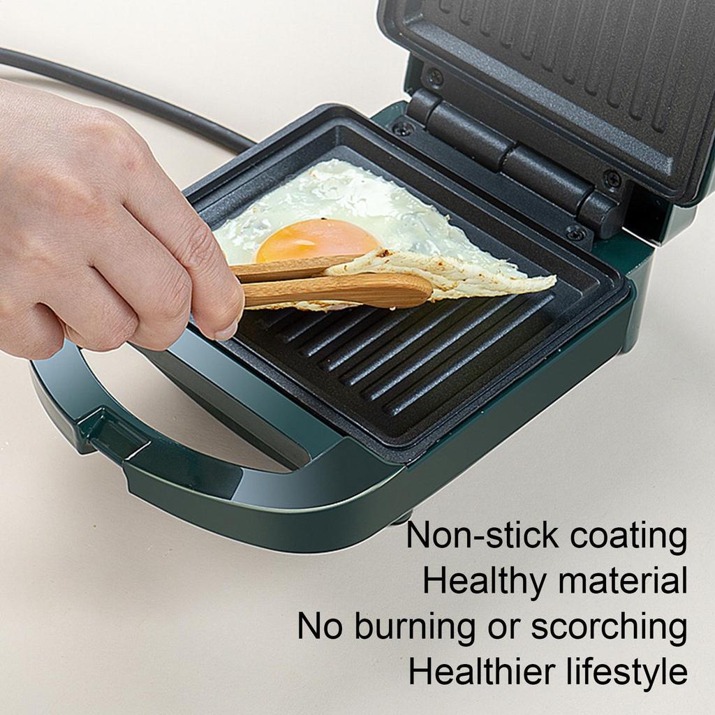 non-stick Sandwich Maker Fast Heating Toaster Home Breakfast Making Machine Kitchen Electric Baking Pan Roast Meat Omelette