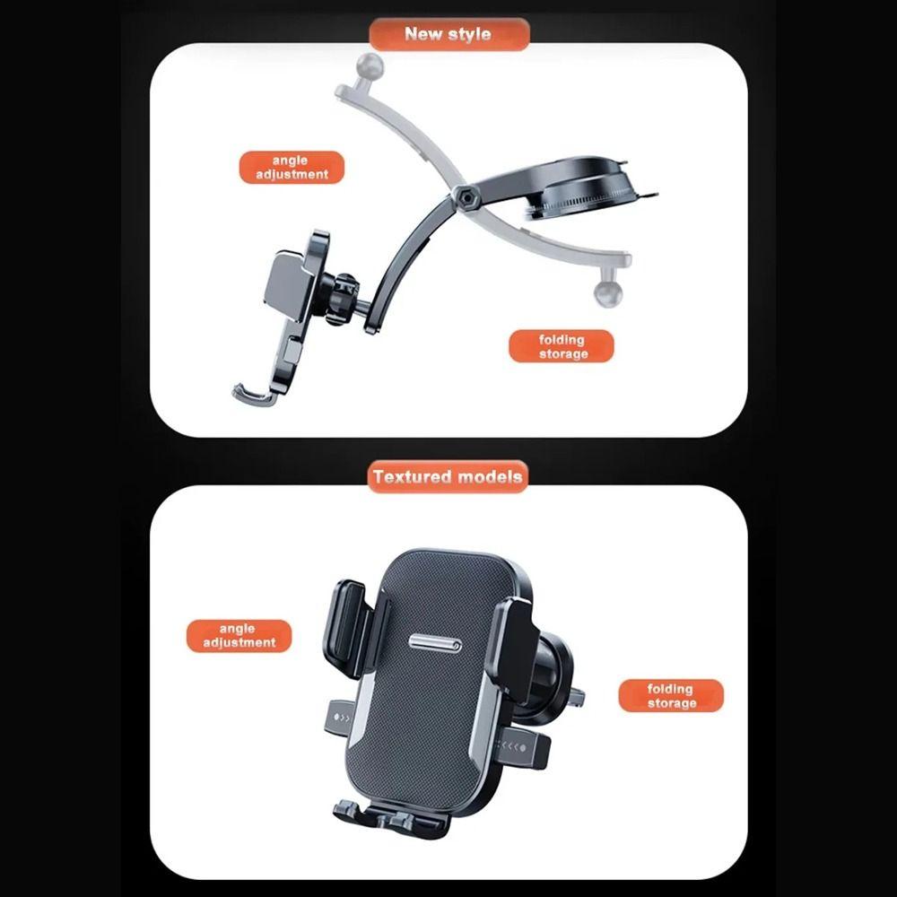 1Pcs Adjustable Support Phone Bracket Universal Phone Holder Durable Auto Cellphone Stand