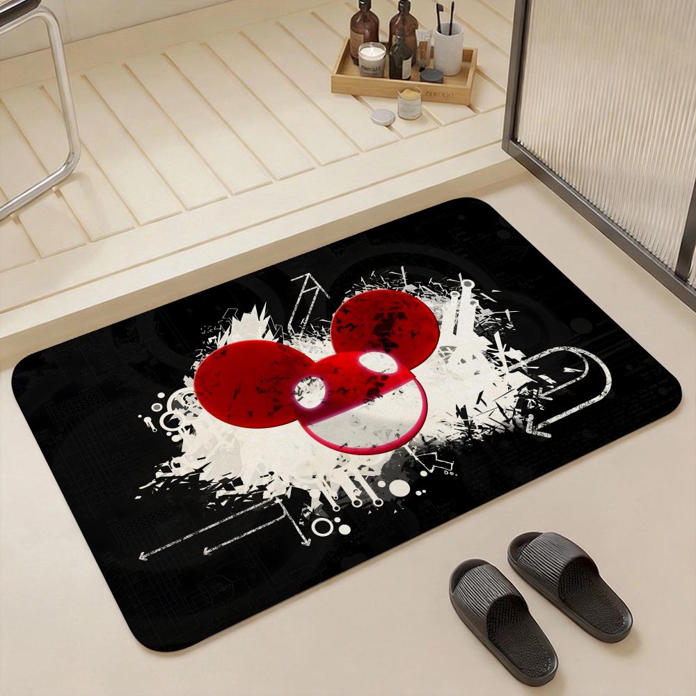 Singer D Deadmau5 Floor Mat Eco  Flannel Doormat Non Slip Odorless Indoor Floor Rug Soft Short Plush Home Mat