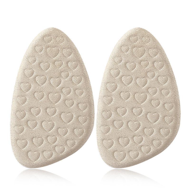 Forefoot Pad High Heels Comfortable Anti-wear Forefoot Stick Foot Forefoot Heart-shaped Particles Massage Soft Shock Absorption Half Size Pad