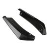 2X Glossy Black Rear Bumper Diffuser Splitter Canards For Chevrolet Accessories