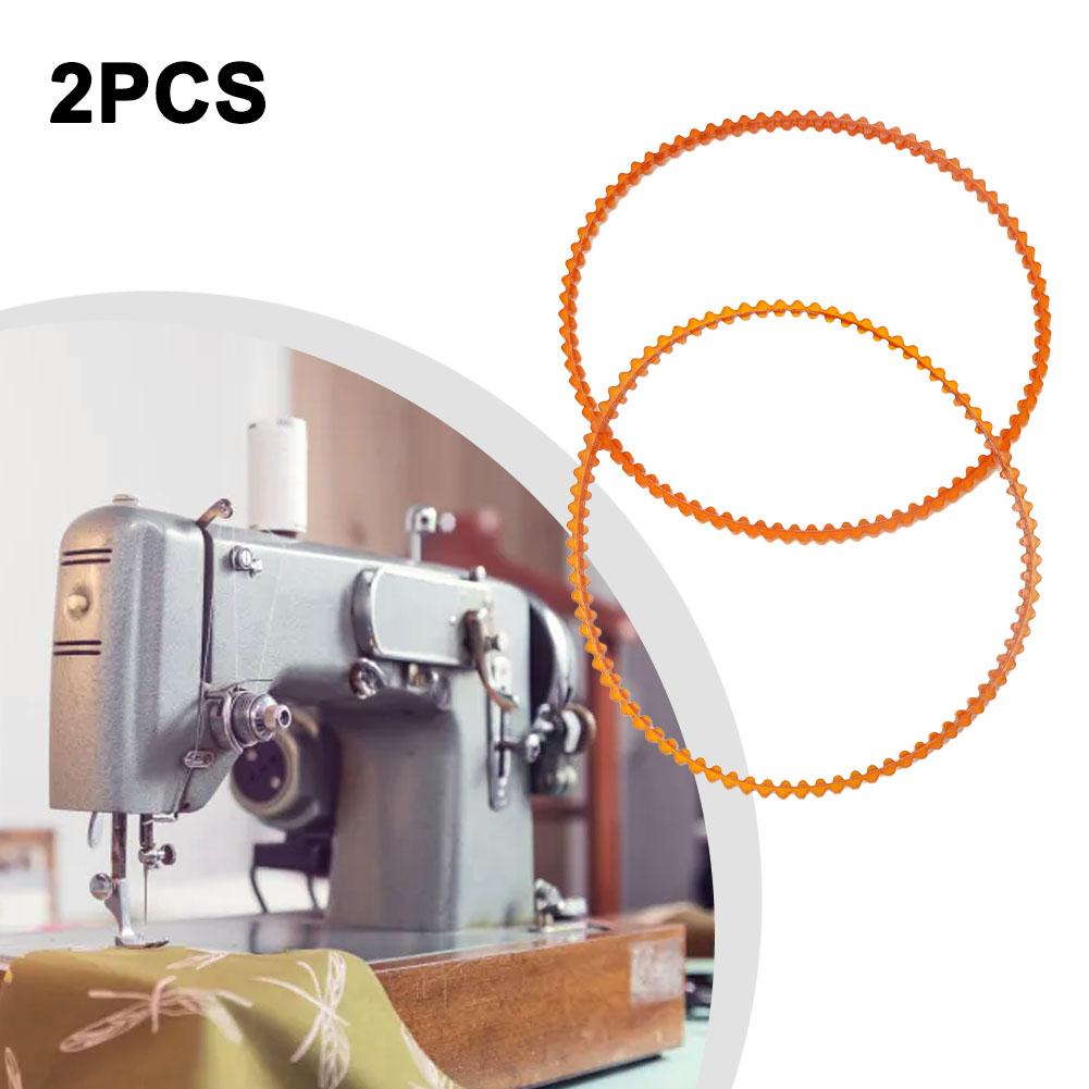 2 Stück Zufällige Farbe Haushaltsnähmaschine Riemen Nylon Beige Hohe Qualität Motor Keilriemen