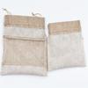 12pcs Single-sided Window Linen Bag Linen Drawstring Bag Cosmetic Jewelry Packaging Bag Lavender Mosquito Repellent Sachet Cloth Bag Drawstring Bag
