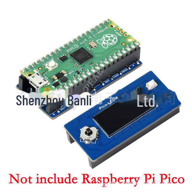 Raspberry Pi Pico 0.96" 65K Color LCD Module, 160×80 Pixels, SPI.