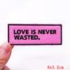 Positive Energy Letter Patch Cartoon Inspirational Quotes Embroidered Patches Iron On Patches For Jeans Jackets Sew Patch DIY