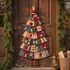 Stitched Fabric Keepsake for Fireplaces Christmas Handmade Door Hanging Kit, Patchwork Tree Decoration DIY Sewing Traditional Craft Project