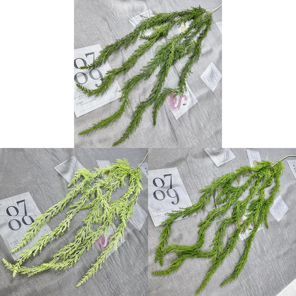 Fishing Yuanbao Pine Branches Artificial Greenery Wall Decor For Wedding Hall And Event Decoration