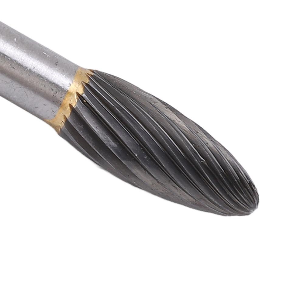 Wear-Proof Carbide Rotary Burr Single Cut Cutter Drill Bit Die Grinder Bit Auto Repair Shops