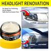 Scheinwerfer-Restaurationsset - Gelbe Verfärbungen erneuern, Kratzer- und Trübungsreparatur, Helligkeit sowohl der vorderen als auch der hinteren Scheinwerfer wiederherstellen, Einfach A
