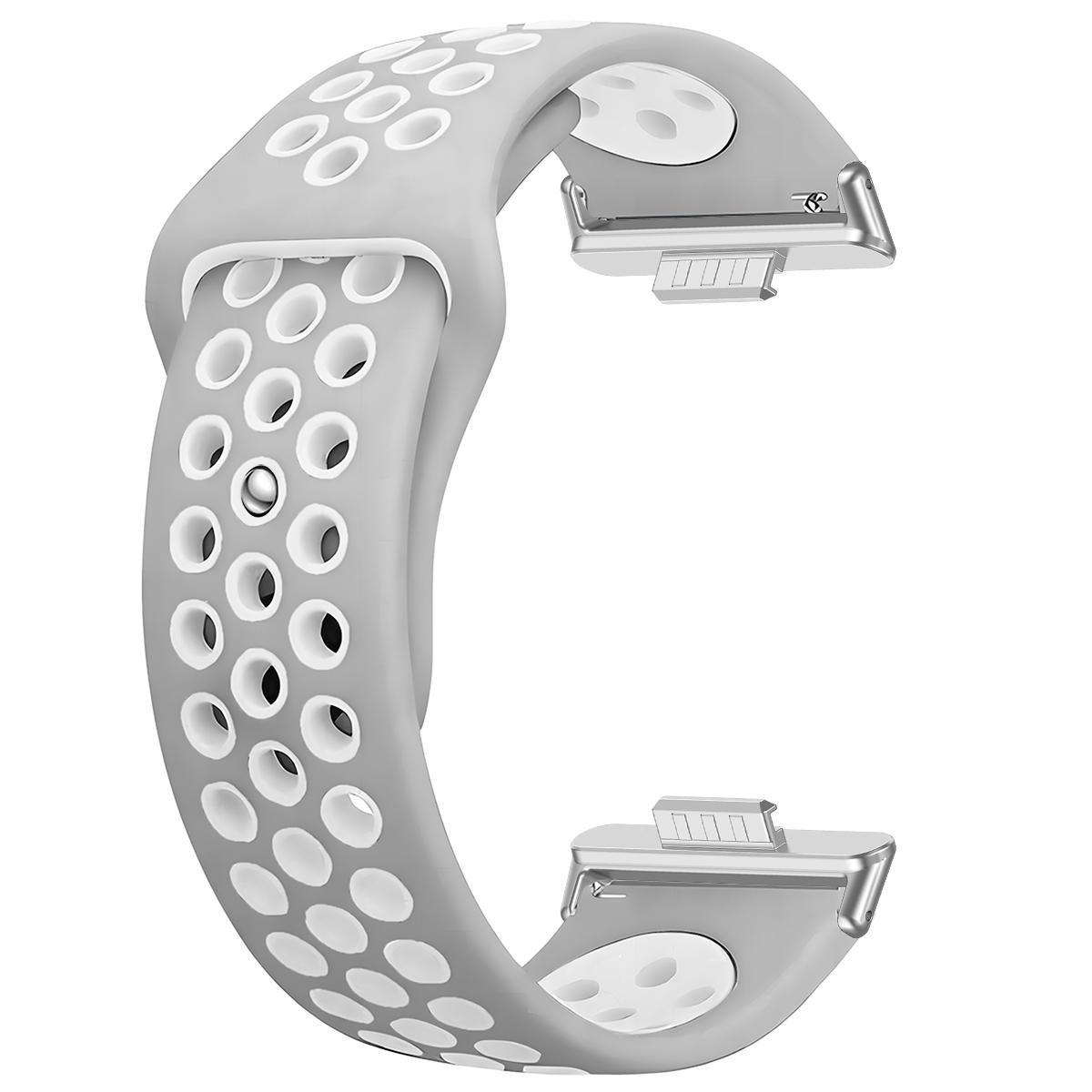 

Силіконовий ремінець для Huawei Watch Fit 4 Pro ремінець для годинника Huawei Watch Fit4 Fit3 fit2 Силіконовий змінний ремінець Браслет Huawei Fit4-4pro сірий білий колір