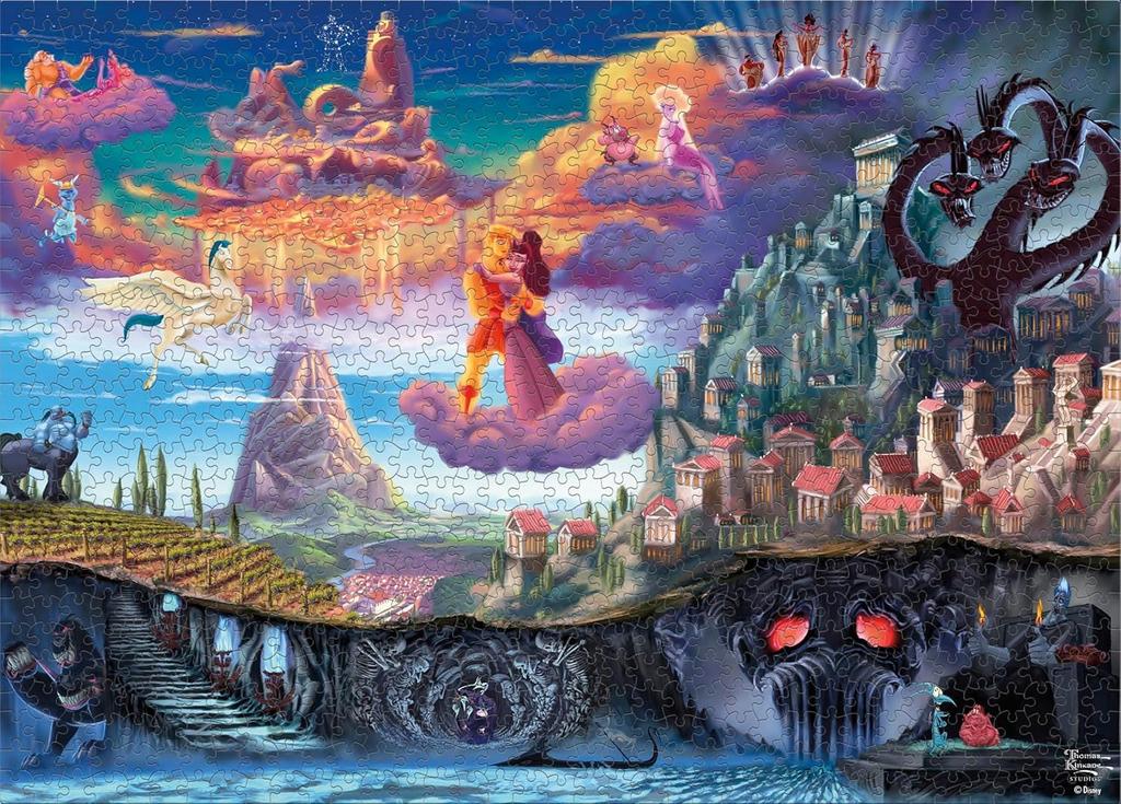 Ceaco - Thomas Kinkade - Disney - Hercules - 1000 Teile Puzzle