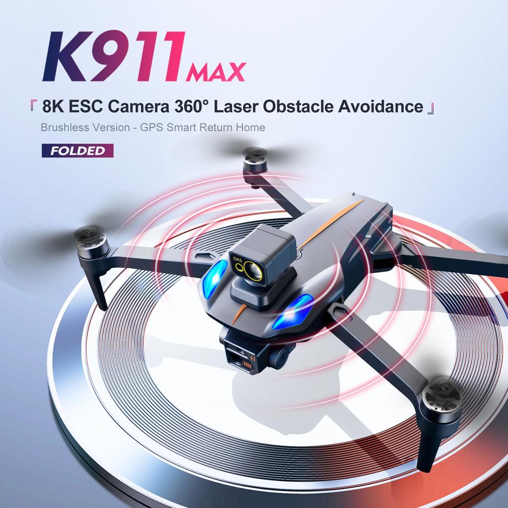 K911 MAX GPS Drone  Obstacle Avoidance   HD Camera Brushless Motor Foldable Quadcopter RC Distance 1200M