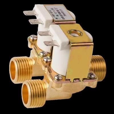 Honghui 1 Ein, 2 Aus Vollkupfer-Magnetventil für Warmwasserbereiter, Außengewinde, DC12V/24V, AC220V