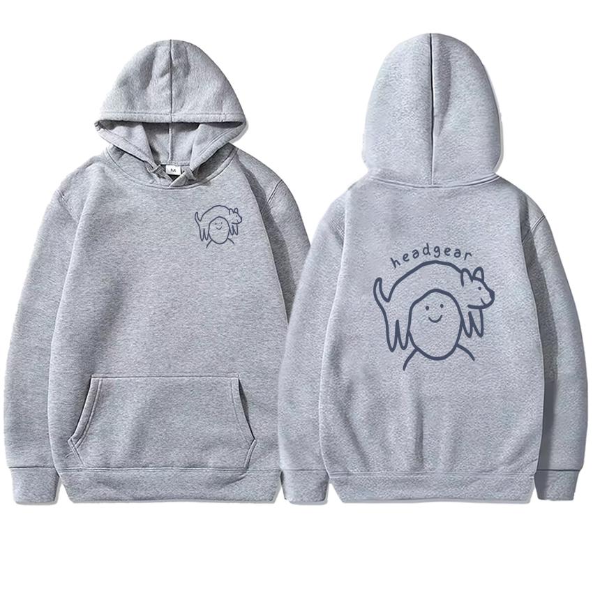 2025 Fashion Double Sided Printed Unique Design Style Hoodies Men Women Long Sleeve Fleece Sweatshirt Oversized Pullovers Unisex