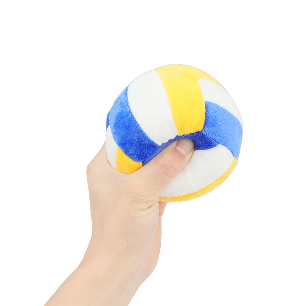 Ball Shape Plush Sound Dog Toy Puppy Chew Pet Squeak Toy For Small Medium Dogs