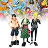 Unique Pvc Anime Character Models Featuring Confident Zoro Ace And Sanji Figures