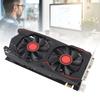 Graphics Card 6GB GDDR1 191BIT Double Fan PCIE 1.1 16X Slot Supports DVI VGA HD Multimedia Interface Gaming Video Card