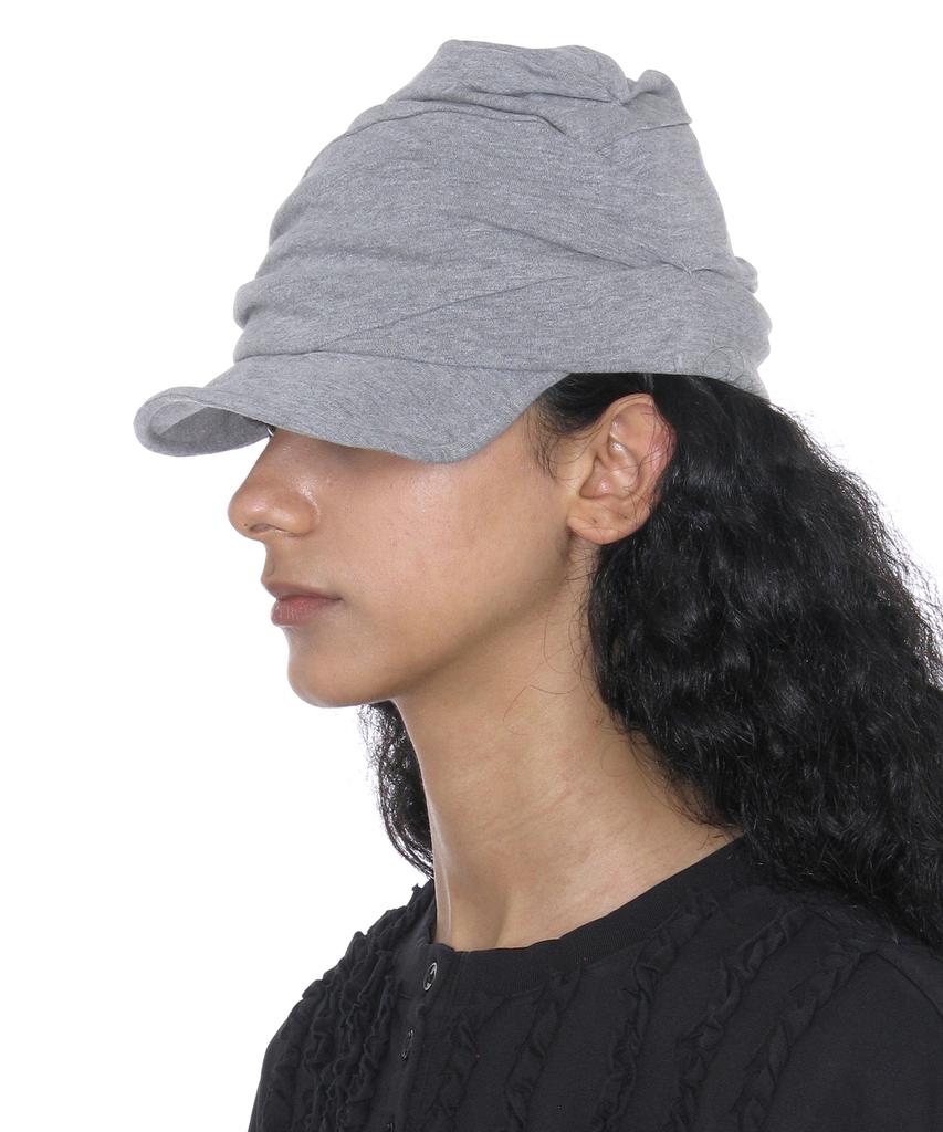 PARTIMENTO WOMEN Luched Drape Hat_Melange