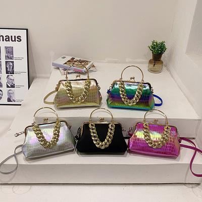 Neue Damenhandtasche Mode Schulter Umhängetasche Textur Handtasche Kettenverschluss Damentasche