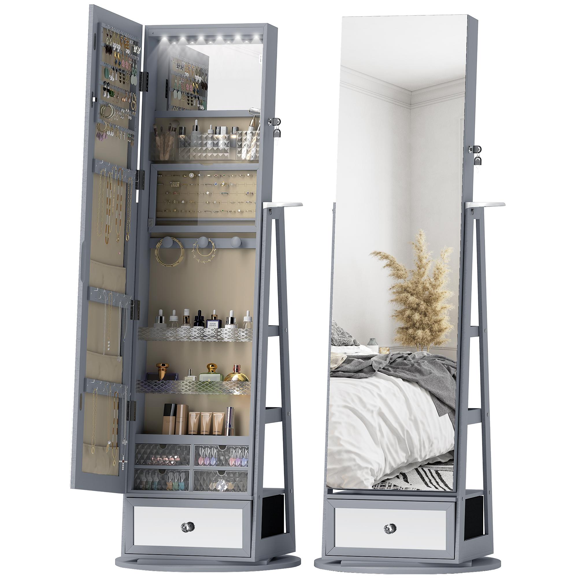Jewelry Mirror with LED Lights Jewelry