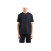 Emporio Armani FW24 Letter Logo Embroidered Crew Neck Short Sleeve T-Shirt Men Tops Navy-Blue 6D1TQ8-1JOCZ-0920