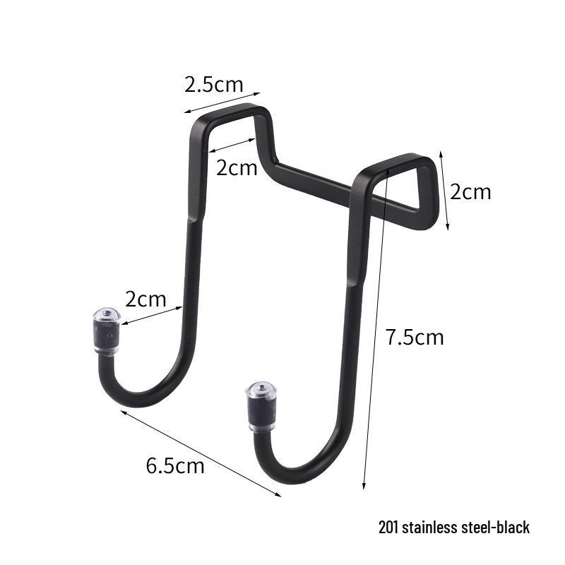 Stainless Steel S-Shaped Double Hook for Clothes and Accessories In Bathroom or Kitchen