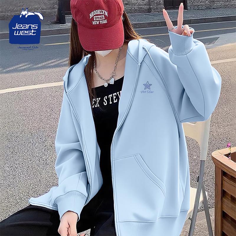 

Женская толстовка с капюшоном на молнии Jeanswest Club 2XL
