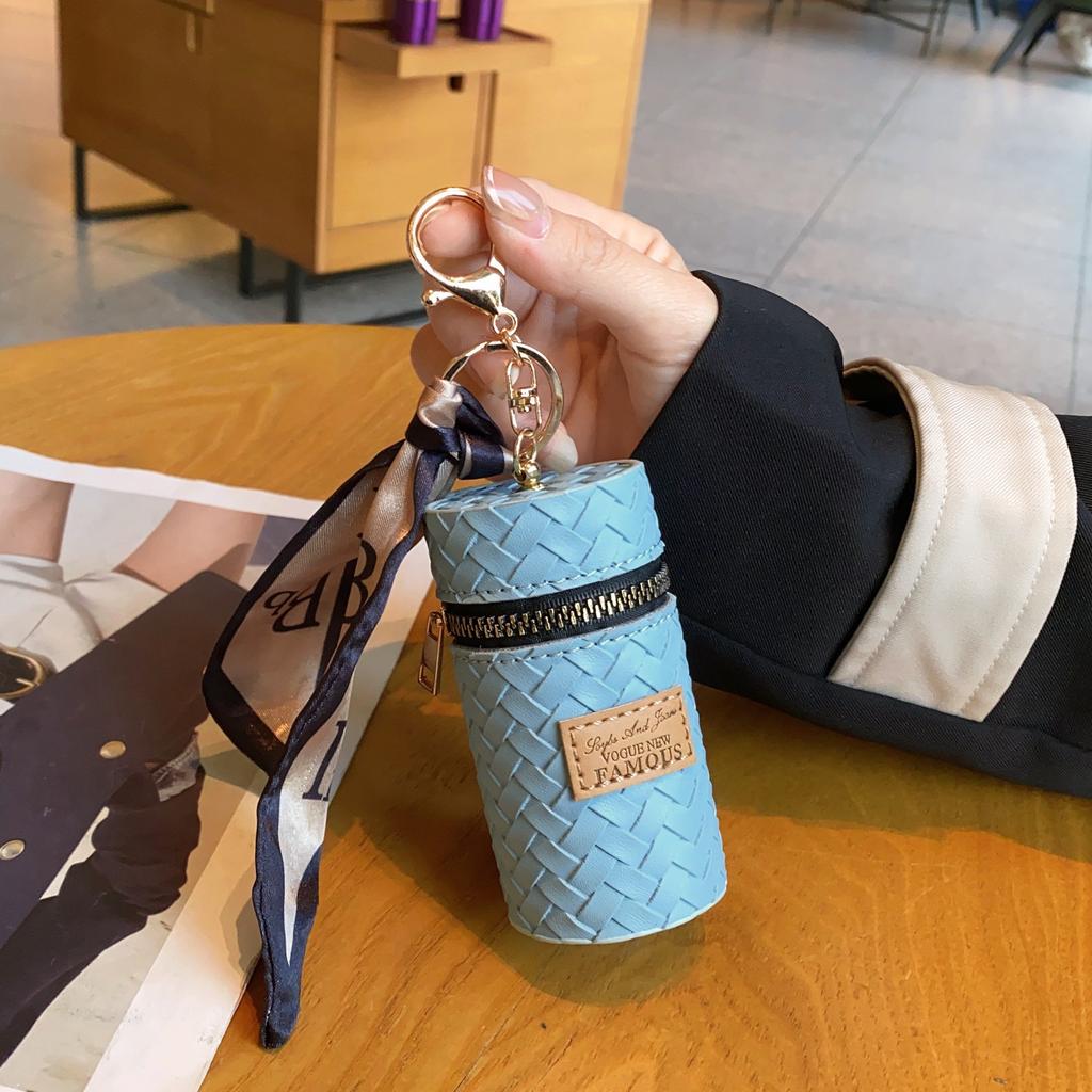 Versatile explosion high luxury change bag trendy bucket mouth red envelope simple pendant women's small wallet small bag