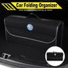 BAG1 Car Trunk Felt Storage Box Folding Organizer Auto Interior Accessories For Volkswagen VW Golf Jetta Passat Mk4 Mk5 Mk6 CC Golf
