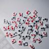 DIY wypełniacz kart pokerowych Quicksand silikon epoksydowy forma DIY brelok wisiorek biżuteria forma do tworzenia prezentów walentynkowych