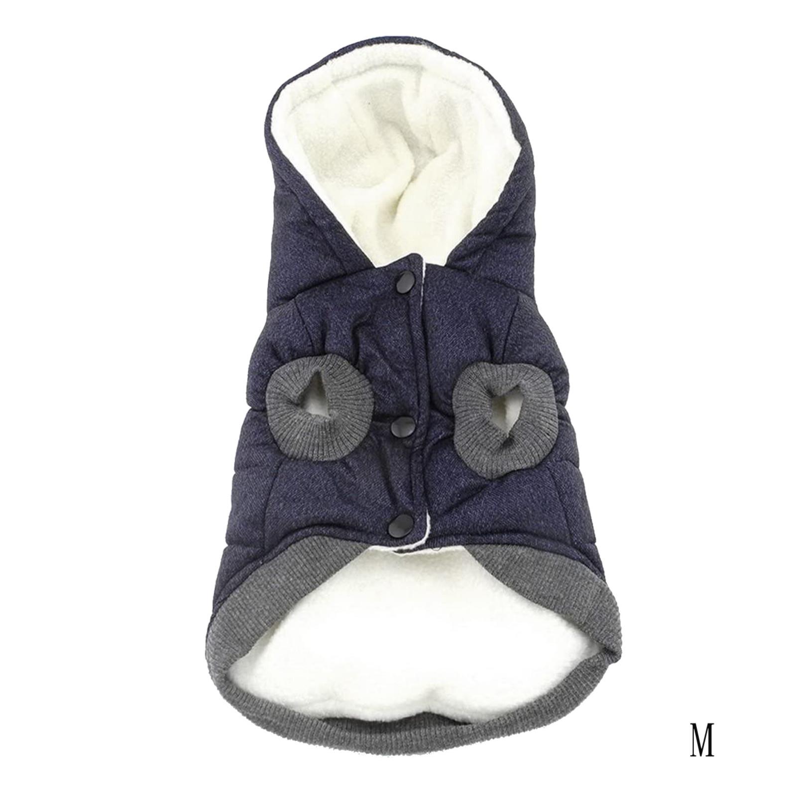 

Jacket, Sweatshirt, Winter Down Jacket, Anumal Domestic Hooded Coat, Warm Clothes For Large Medium Dogs (L (Chest: 44cm, Neck: 29cm), Blue) M синий