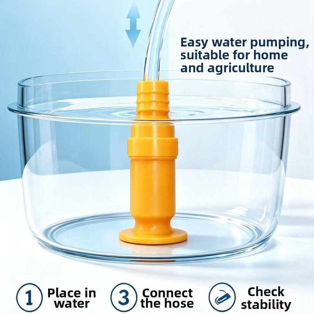 Hose Connector Siphon Pump Head Manual Water Transfer Nozzle Aquarium Water Change