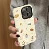 Bread Coffee Applicable Apple 17promax Cartoon Cute iPhone16Pro Lens All-inclusive Two-in-one